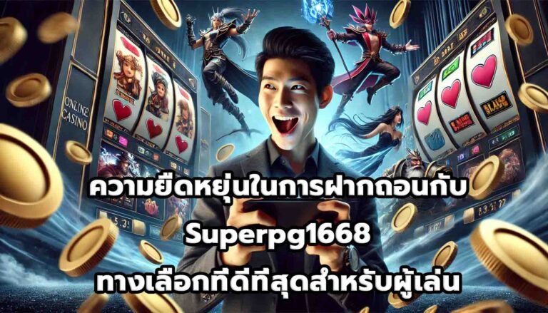 ความยืดหยุ่นในการฝากถอนกับ Superpg1668 ทางเลือกที่ดีที่สุดสำหรับผู้เล่น-2