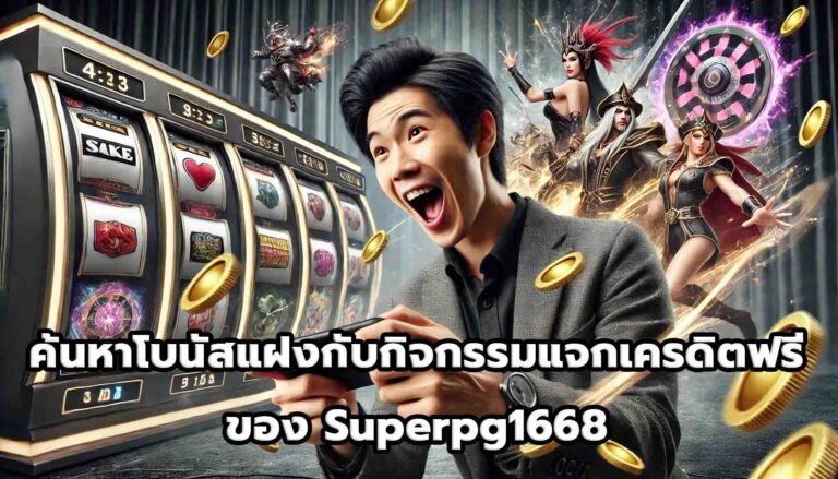 ค้นหาโบนัสแฝงกับกิจกรรมแจกเครดิตฟรีของ Superpg1668-3