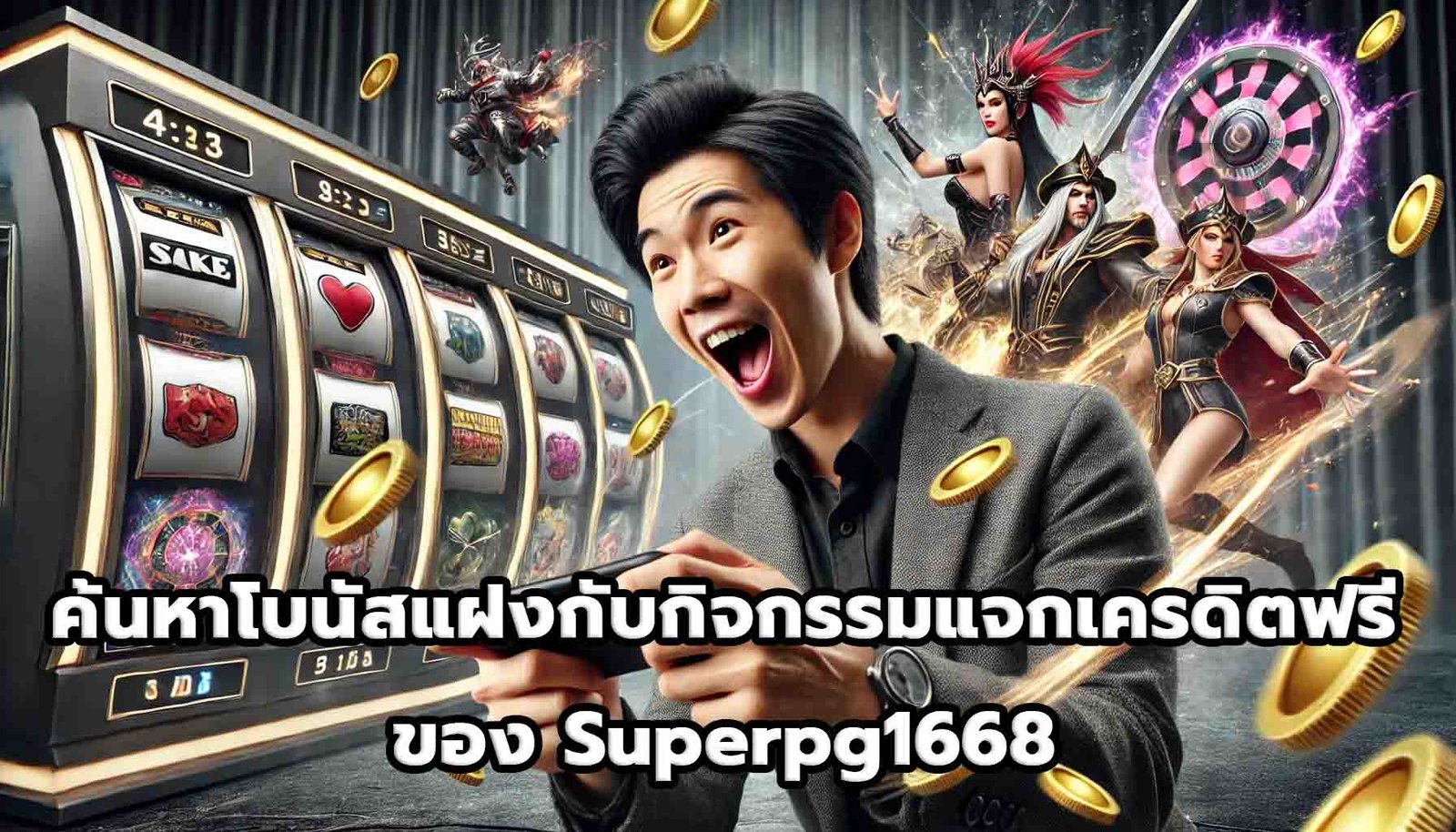 ค้นหาโบนัสแฝงกับกิจกรรมแจกเครดิตฟรีของ Superpg1668-3