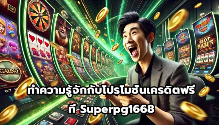 ทำความรู้จักกับโปรโมชั่นเครดิตฟรีที่ Superpg1668-4